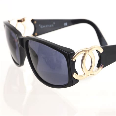 chanel sunglasses with logo on side|Chanel sunglasses real.